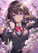 女の子 桜 19 03 Pixiv年鑑 B