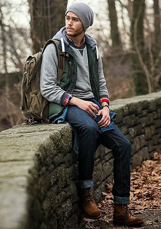 メンズニットキャップ ニット帽のおしゃれコーディネート Vokka ヴォッカ