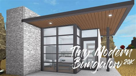 roblox   bloxburg budget tiny modern bungalow