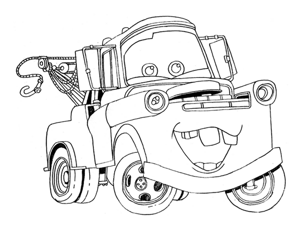 Download Mater coloring pages to download and print for free