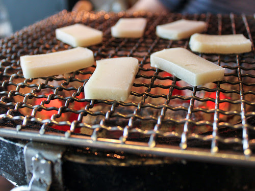 Grillin' mochi