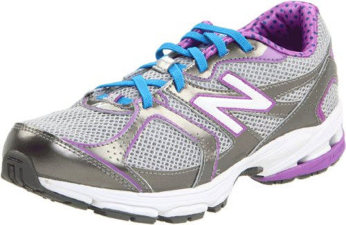 New Balance KV633 Running Shoe (Little Kid/Big Kid),Grey/Purple,3 M US Little Kid