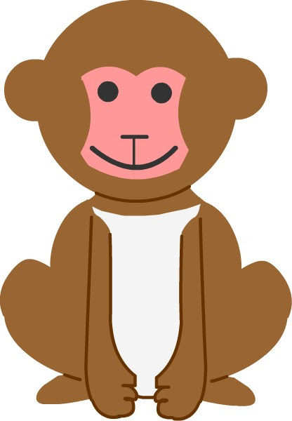 猿 サル イラスト 無料