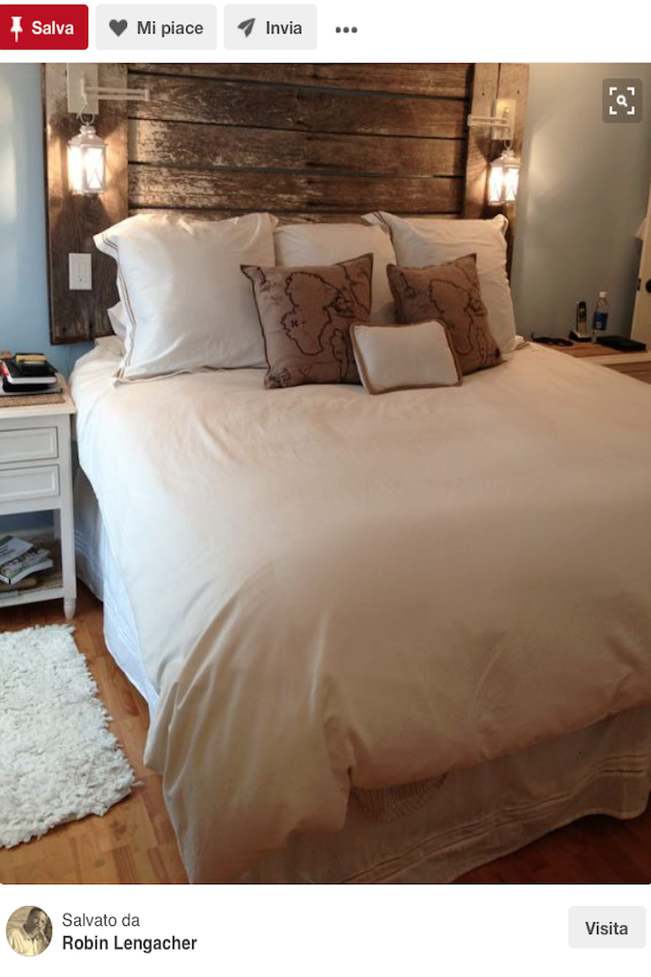 Testiera letto fai da te, imbottita, di legno: idee da ...