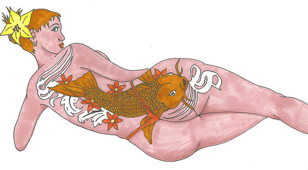 koi fish tattoo designs