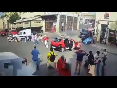 VÍDEO: Momento exacto del atropello de turistas por un vehículo en Marruecos