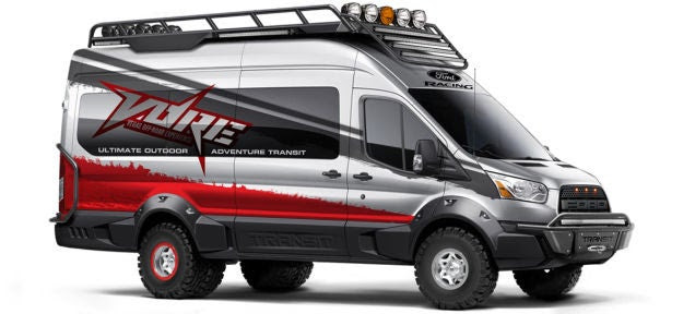 This Ford Raptor-Style Transit Van Is The Ultimate Off-Road People Mover