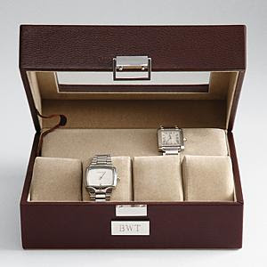 Menâs Leather Watch Case