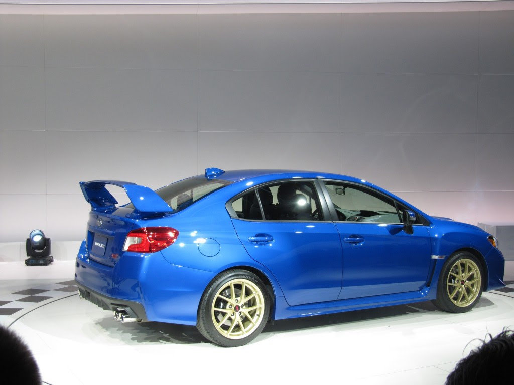 2015 Subaru WRX STI Launch Edition, introduced at 2014 Detroit Auto 