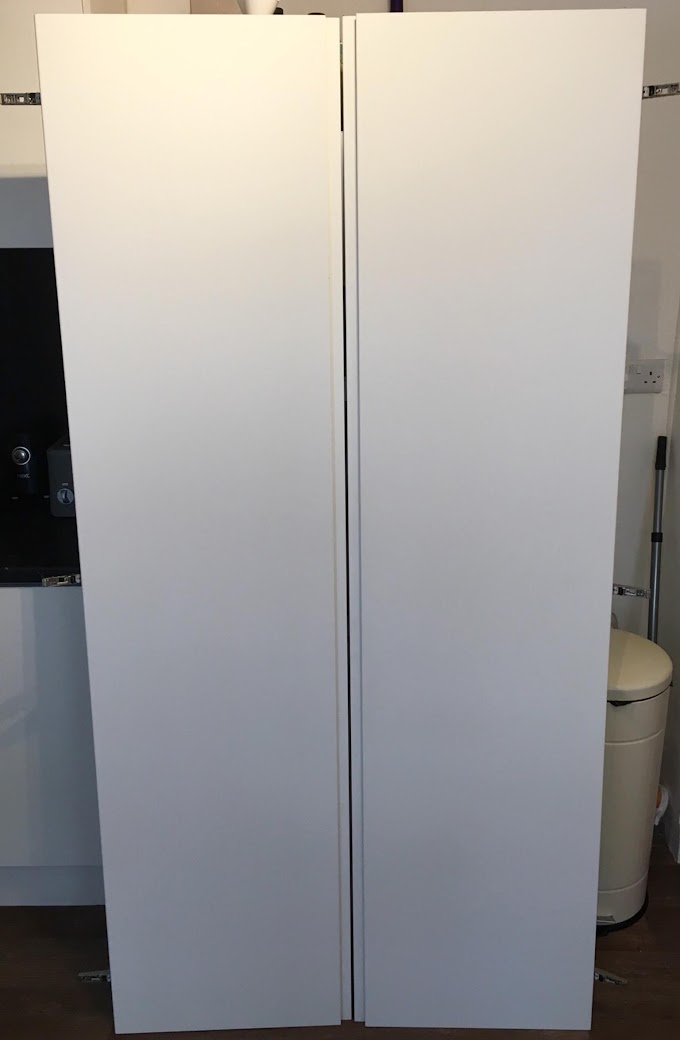 Ikea Pax Wardrobe White Doors / IKEA PAX WHITE DOUBLE AND SINGLE WARDROBES HINGED DOORS ... : These come in 4 glass pieces per metal frame.