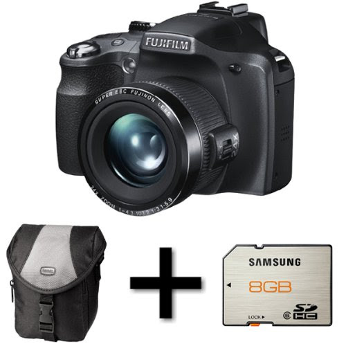 Best Review for Fujifilm FinePix SL240 Black + Case and 8GB Memory Card (14MP, 24x Optical Zoom) 3 inch LCD Screen