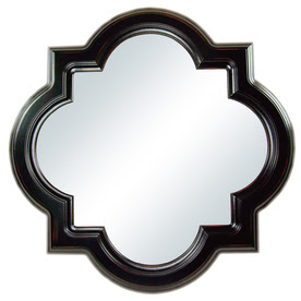 allen + roth 30"H x 30"W Quatrefoil Octagon Framed Mirror
