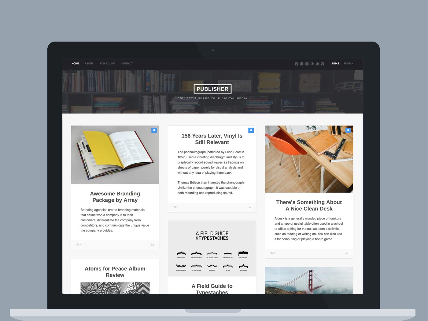 WordPress theme Publisher WordPress Theme (Blog / Magazine)