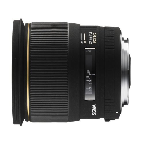Sigma 24mm f/1.8 EX DG Aspherical Macro Large Aperture Wide Angle Lens for Sigma SLR Cameras