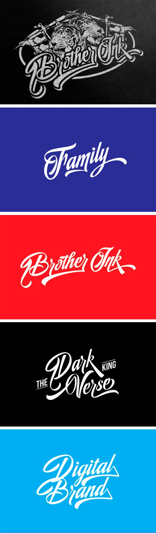 Home Brush Font