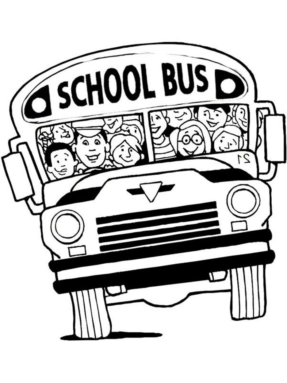 school bus coloring pages to download and print for free