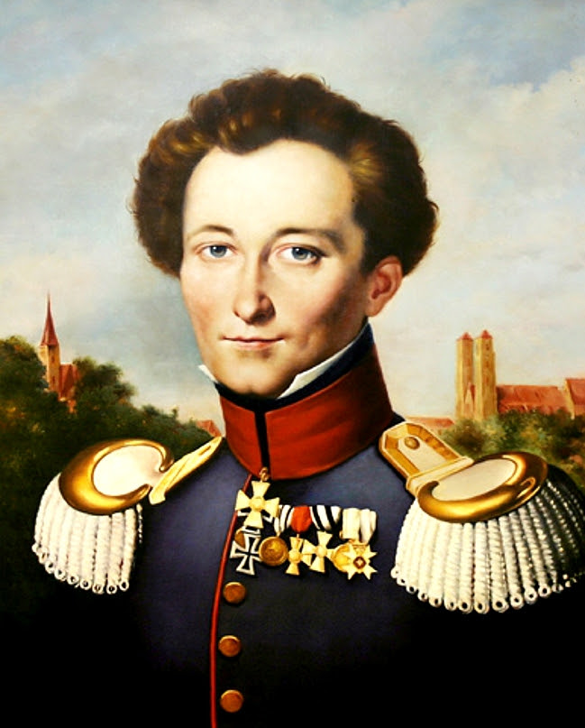 Carl von Clausewitz, painting by Karl Wilhelm ...