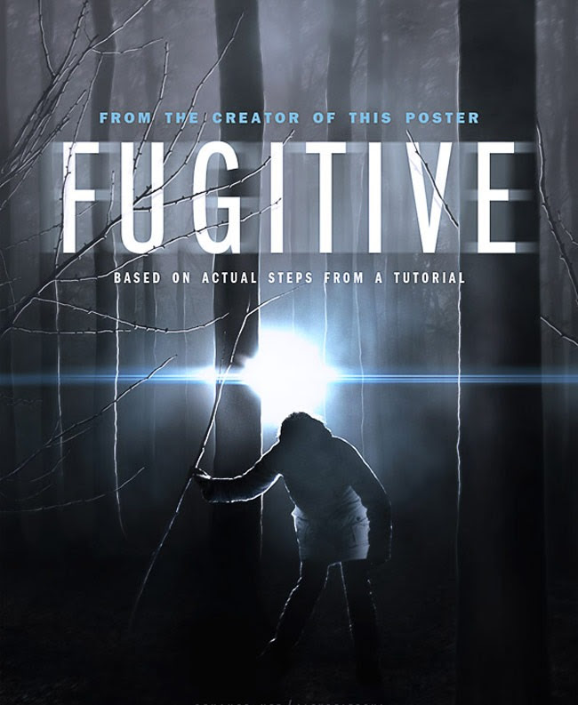 fugitive 20 Photoshop tutorials for creating movie posters