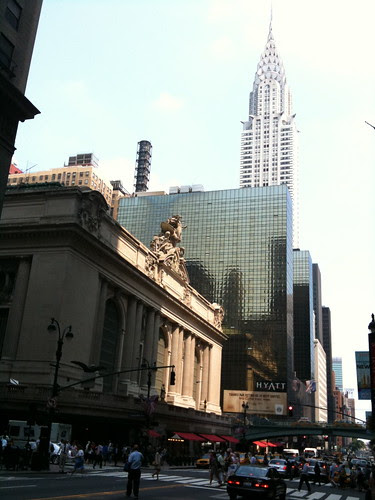 Grand Central Terminal, w/ Chrysler Bldg behind it