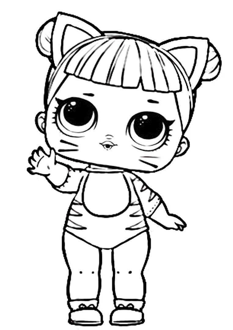 Download LOL Surprise coloring pages to download and print for free