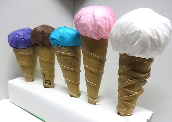 トイレットペーパーの芯で アイス を工作 子供と遊ぶ 手作りおもちゃ おでかけガイド 室内アイディアdiy