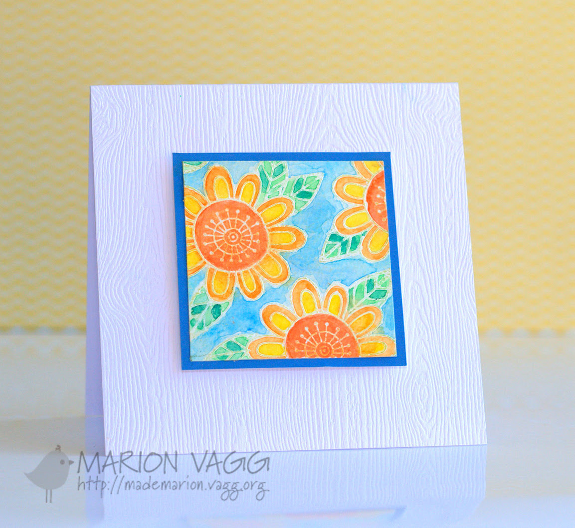 Marion Vagg | Watercoloured tile