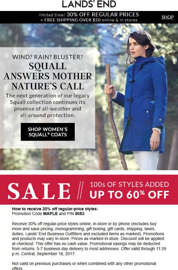 Lands End Coupons ð Shopping Deals & Promo Codes January 2020 ð