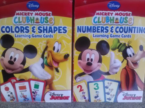 Disney Mickey Mouse Clubhouse Flash Cards (Set of 2 Decks). Colors & Shapes and Numbers ...