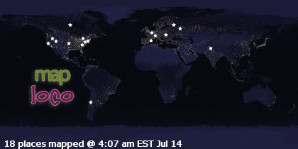 Locations of Site Visitors