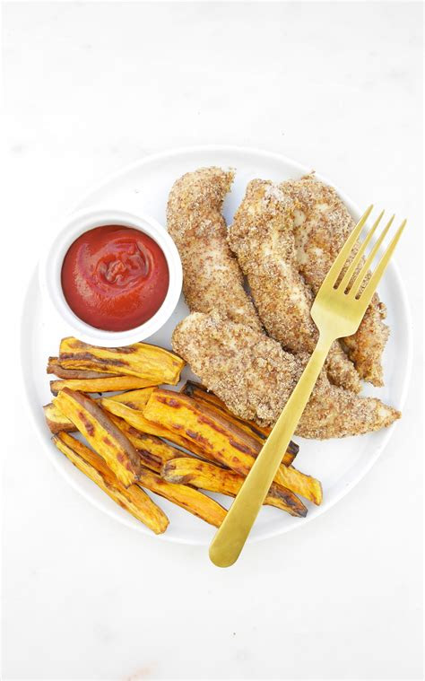 Ready to make your own perfectly crispy, crunchy fried favorites at home — without using a whole bottle of oil? Air-Fried Chicken Tenders and Sweet Potato Fries