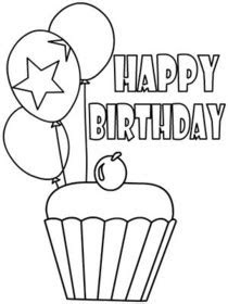 Celebration birthday card coloring page 6. free printable birthday coloring cards cards create and print free