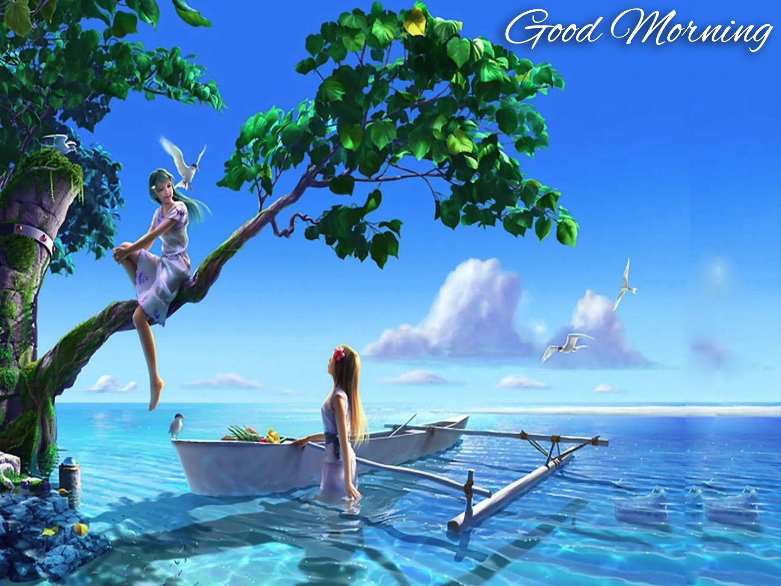 3d Nature Good Morning Wallpaper 26795 Baltana