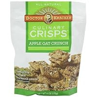 Dr. Kracker Apple Oat Crunch Culinary Crisps, 6-Ounce Bag