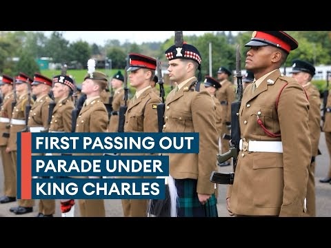 First passing out parade takes place under reign of King Charles