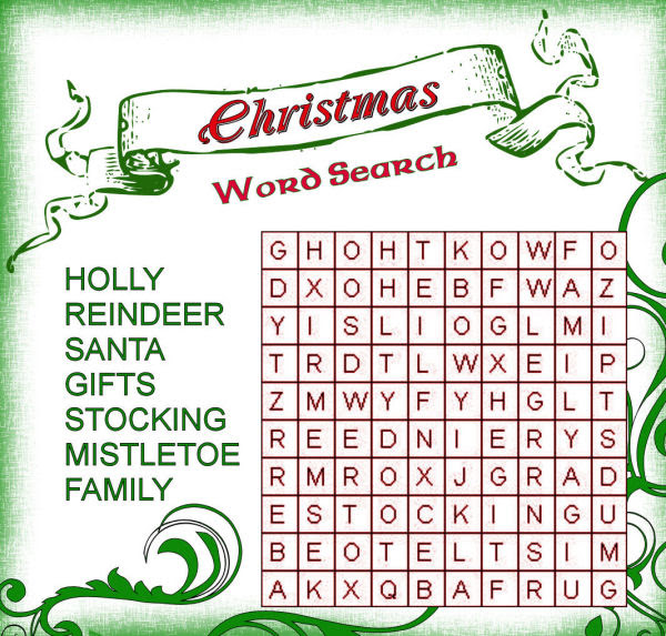 37 Free Christmas Word Search Puzzles For Kids