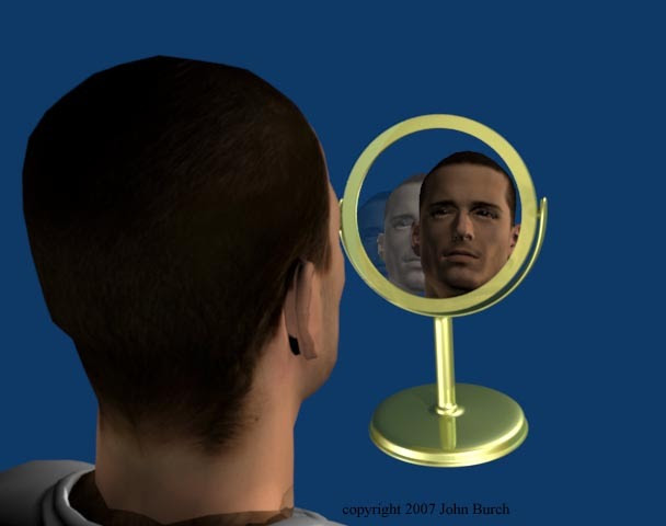 If you've cheated the man in the glass.