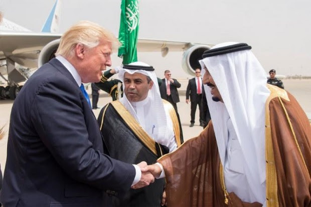 kunjungan trump