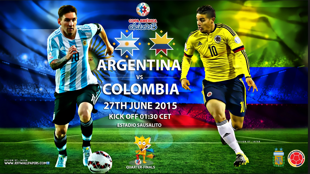 Copa America 2015 Argentina V Colombia 26 06 2015