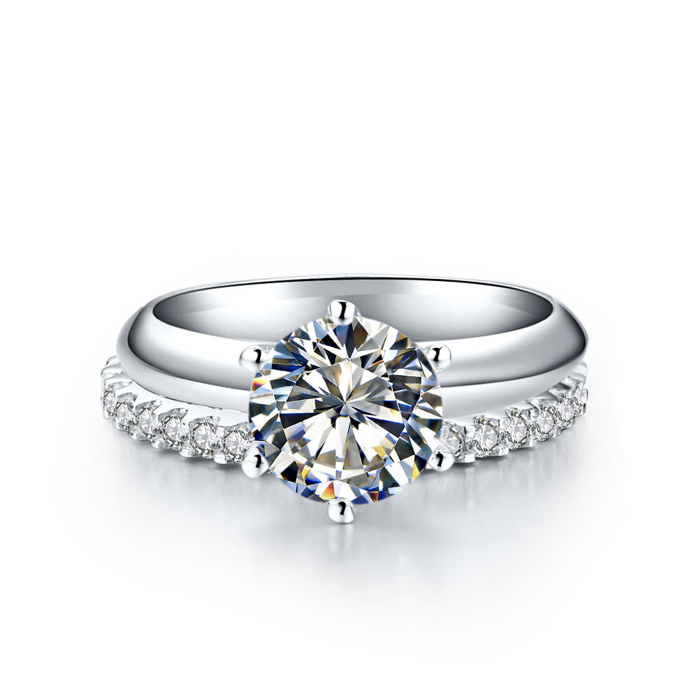 Womens diamond wedding ring sets
