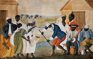 The Old Plantation, ca. 1790-1800. Watercolor ...