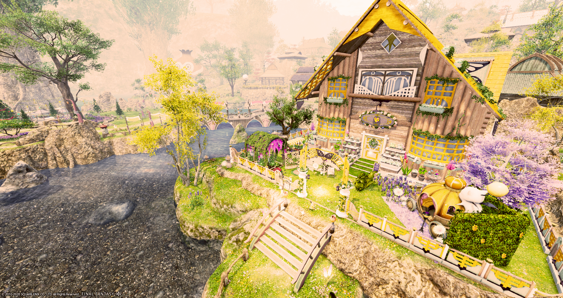 Ff14 フローリストハウス完成ーー ココボロ材 ハウジング