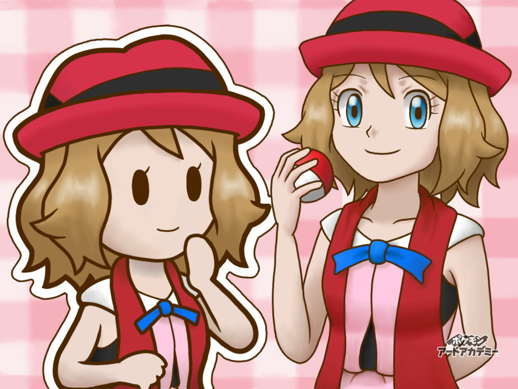 アニメポケモンxy 懲りずにまたセレナ描いた 夏の流氷