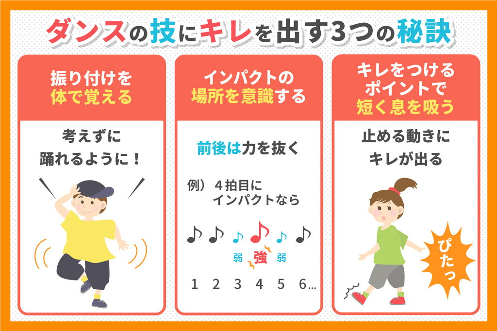 ダンスのキレが格段に良くなる初心者必見のメリハリ講座 マルチスタジオ ドゥエル岐阜