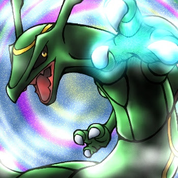 ポケモンイラスト レックウザ