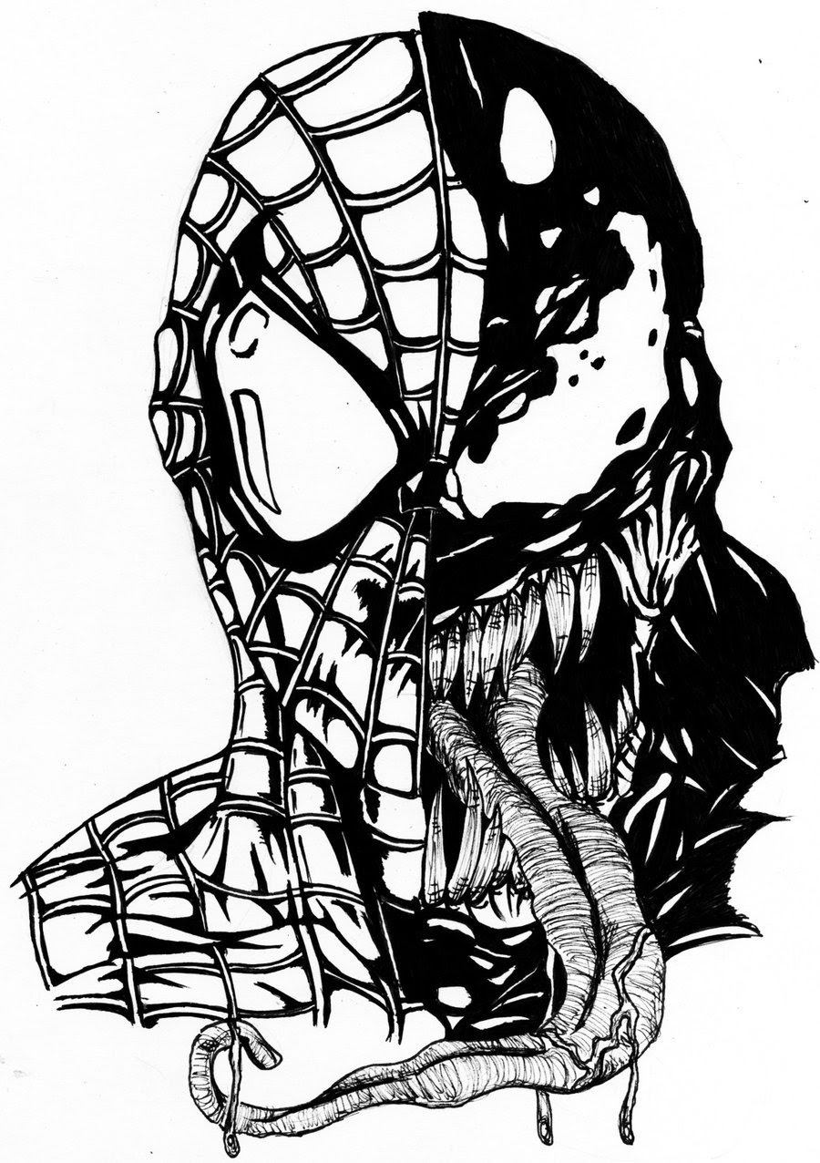 Download Simple Spiderman Coloring Pages at GetDrawings | Free download