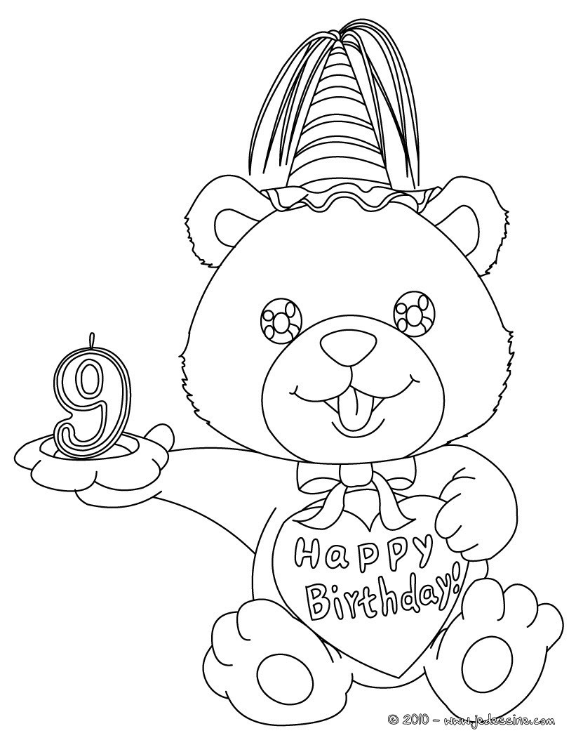 Coloriage Anniversaire Coloriages Coloriage A Imprimer Gratuit Fr Hellokids Com