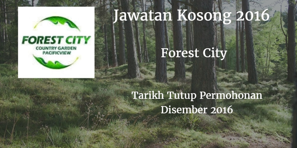 Jawatan Kosong Forest City Disember 2016