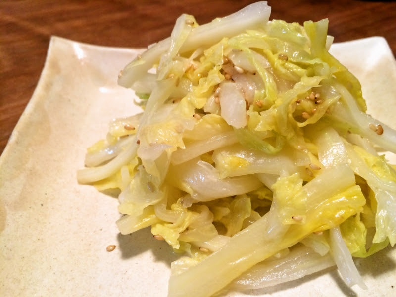 1 2個ぐらいならペロリと食べられる 白菜大量消費におすすめ 白菜のナムル オレシピ 俺のレシピはお前のレシピ
