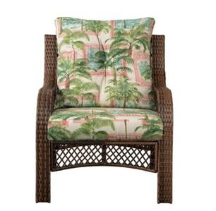 24.5"x24" OUTDOOR PATIO GARDEN DEEP SEAT CUSHION SET Palm ...