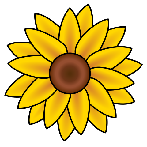 Free Free 158 Printable Simple Sunflower Clipart SVG PNG EPS DXF File